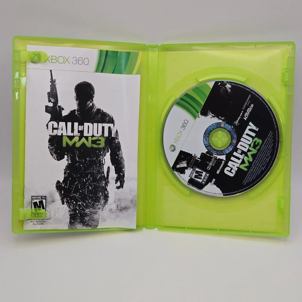 Activision Call of Duty Modern Warfare 3 Xbox 360 Video‎ Game Shooter FPS MW3